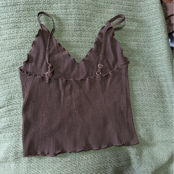 Black crop top. Size M/L - Picture 2 of 2